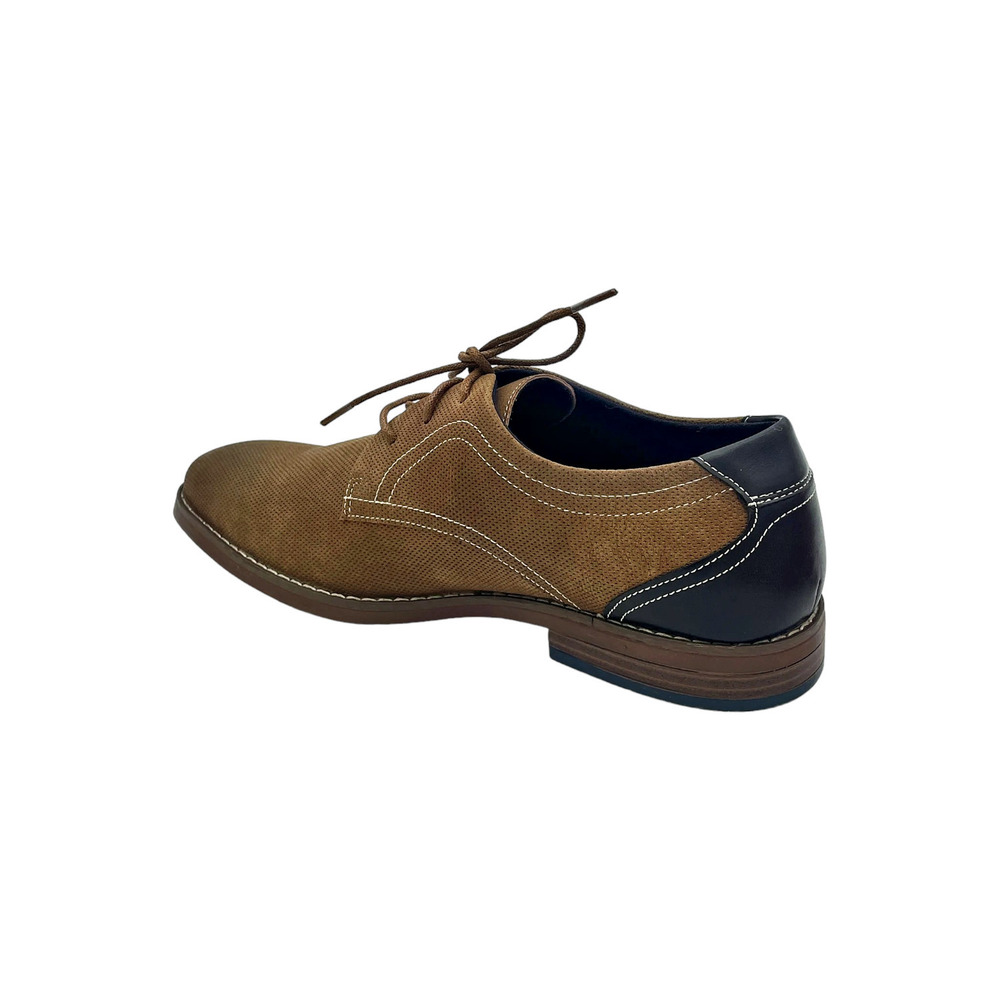 Reserved Footwear Men's New York Bertrand Oxford Shoes Brown - Medium - Picture 3 of 3
